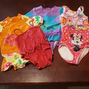 Toddler girl 2t bathing suit lot